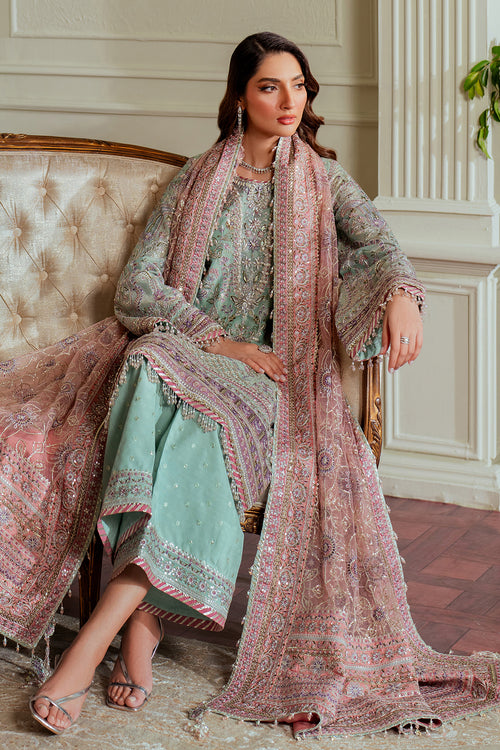 Baroque | Chantelle Embroidered Zari Net | EC-08