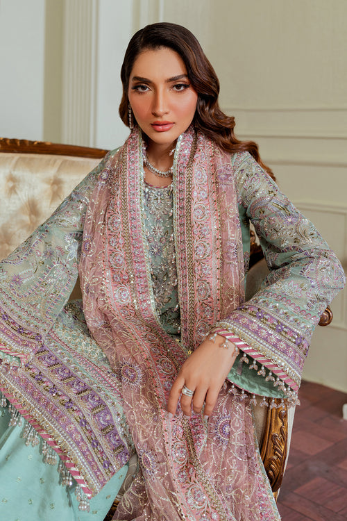 Baroque | Chantelle Embroidered Zari Net | EC-08