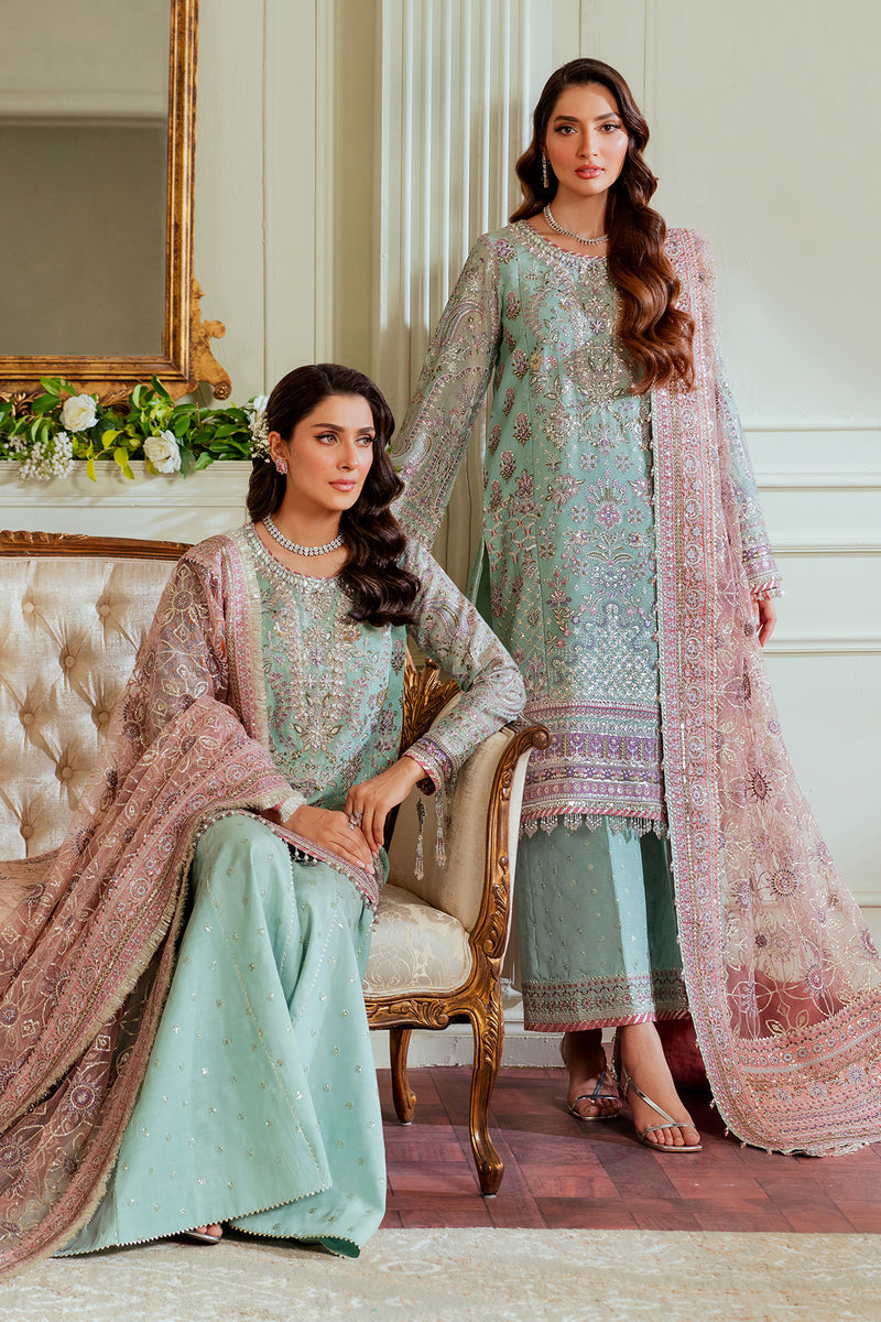 Baroque | Chantelle Embroidered Zari Net | EC-08