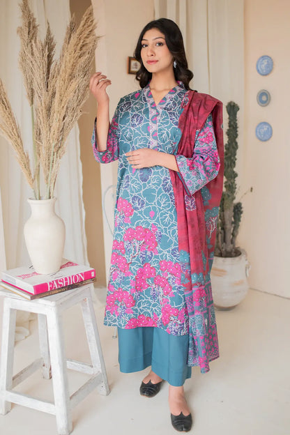 3 Piece Digitally printed Lawn - 8182