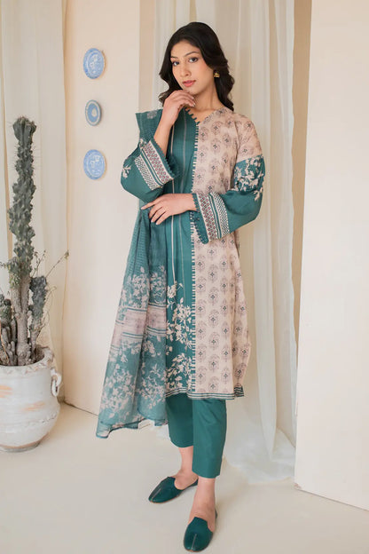 3 Piece Digitally printed Lawn - 8184