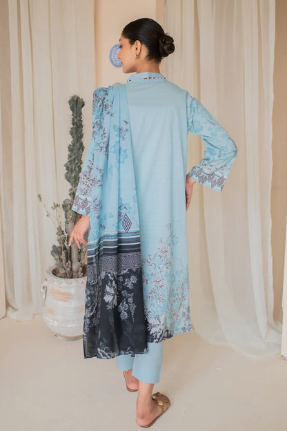 3 Piece Digitally printed Lawn - 8188