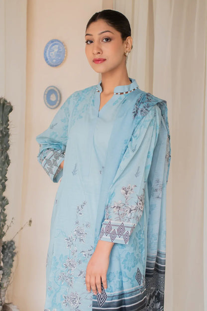 3 Piece Digitally printed Lawn - 8188