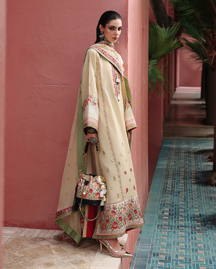 Mushq | Hemline Nuvera Raw Silk Formal | Cardinal Gem