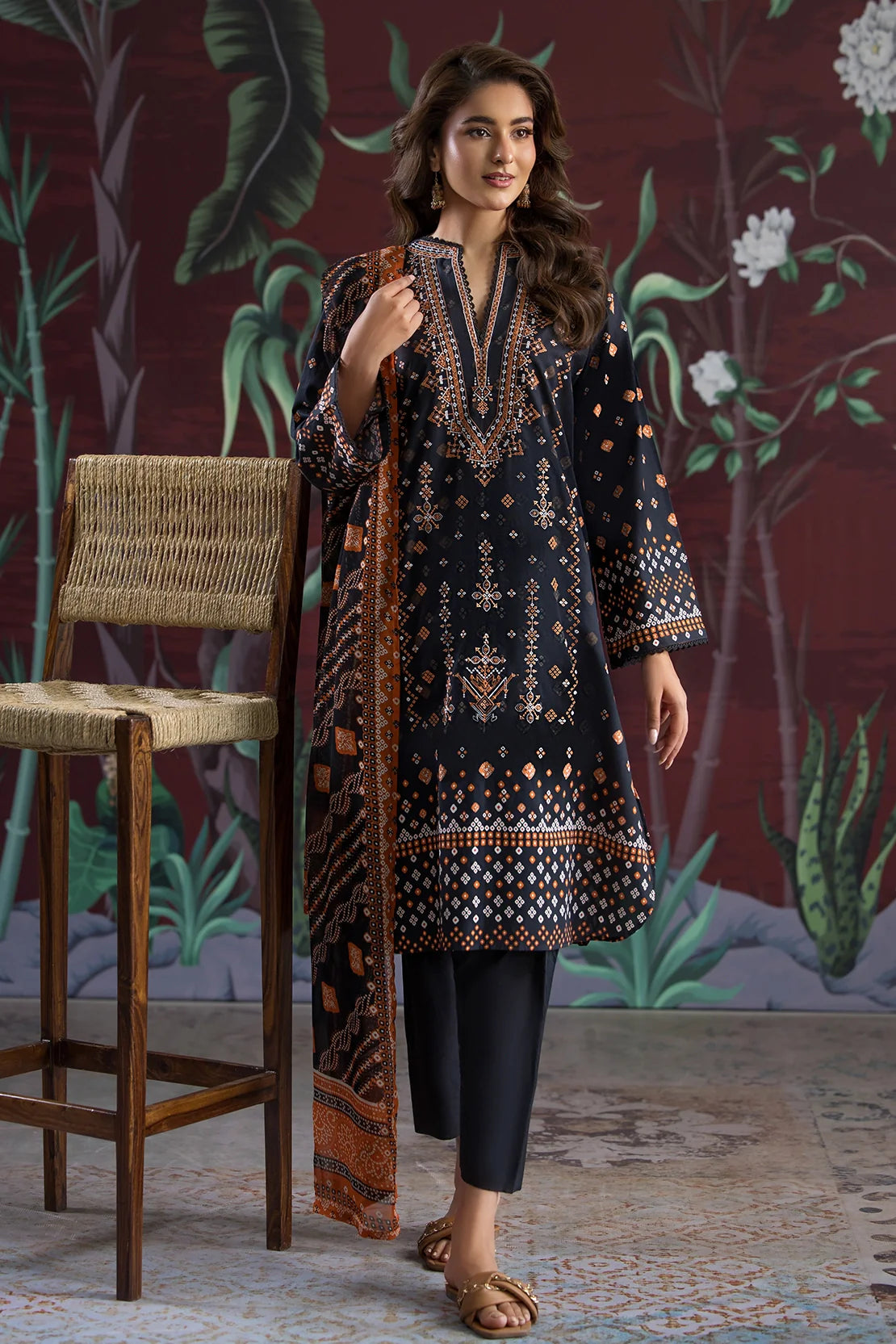 Rashid | Chunri Embroidered Lawn | 540