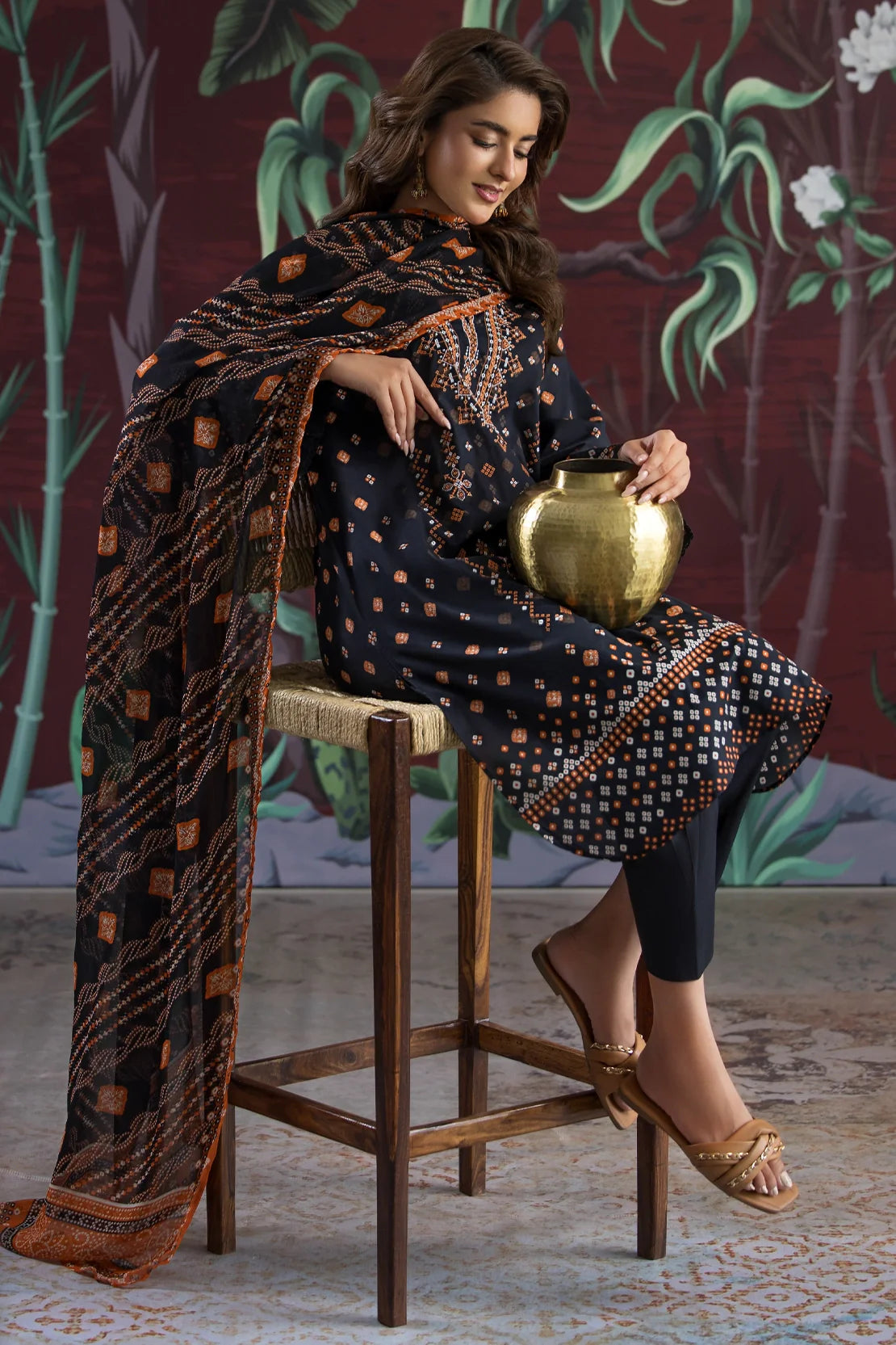 Rashid | Chunri Embroidered Lawn | 540