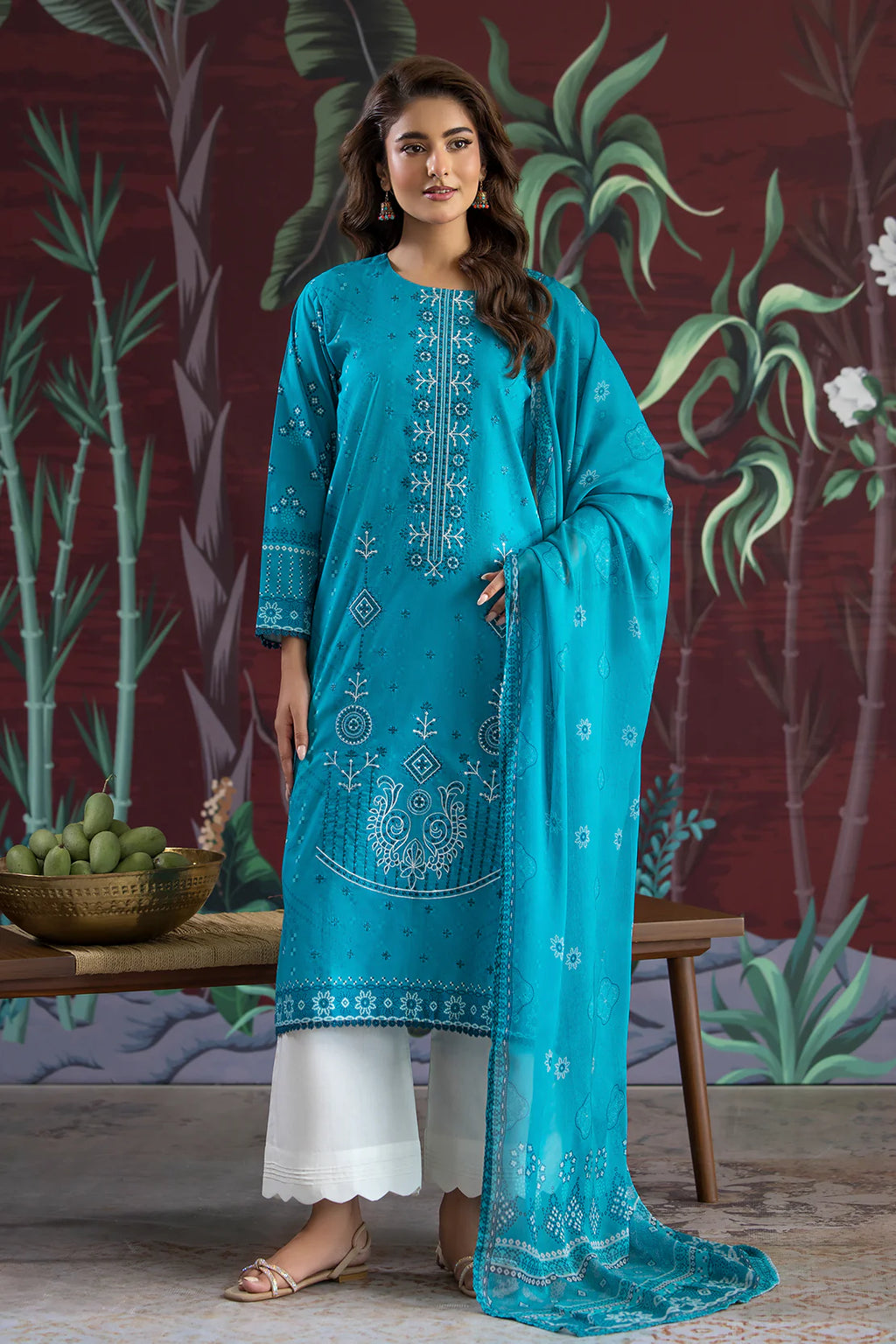 Rashid | Chunri Embroidered Lawn | 532