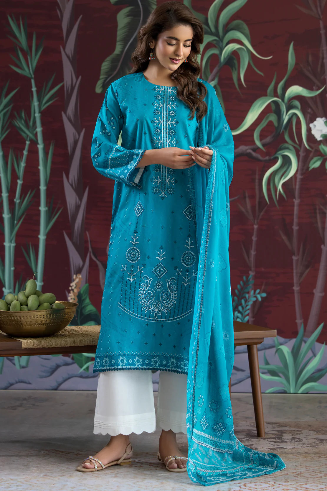 Rashid | Chunri Embroidered Lawn | 532
