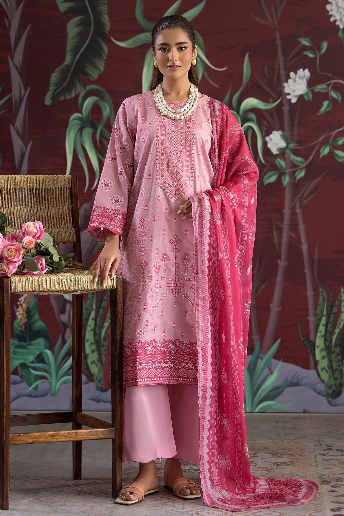 Rashid | Chunri Embroidered Lawn | 533