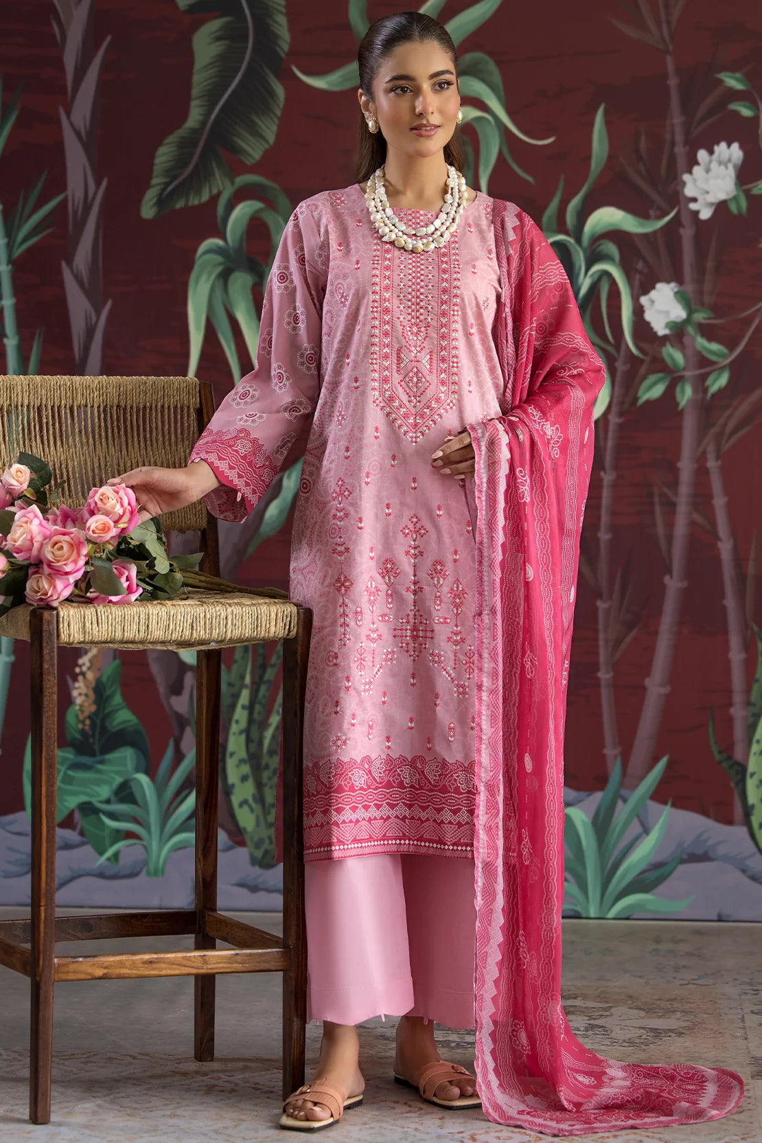 Rashid | Chunri Embroidered Lawn | 533