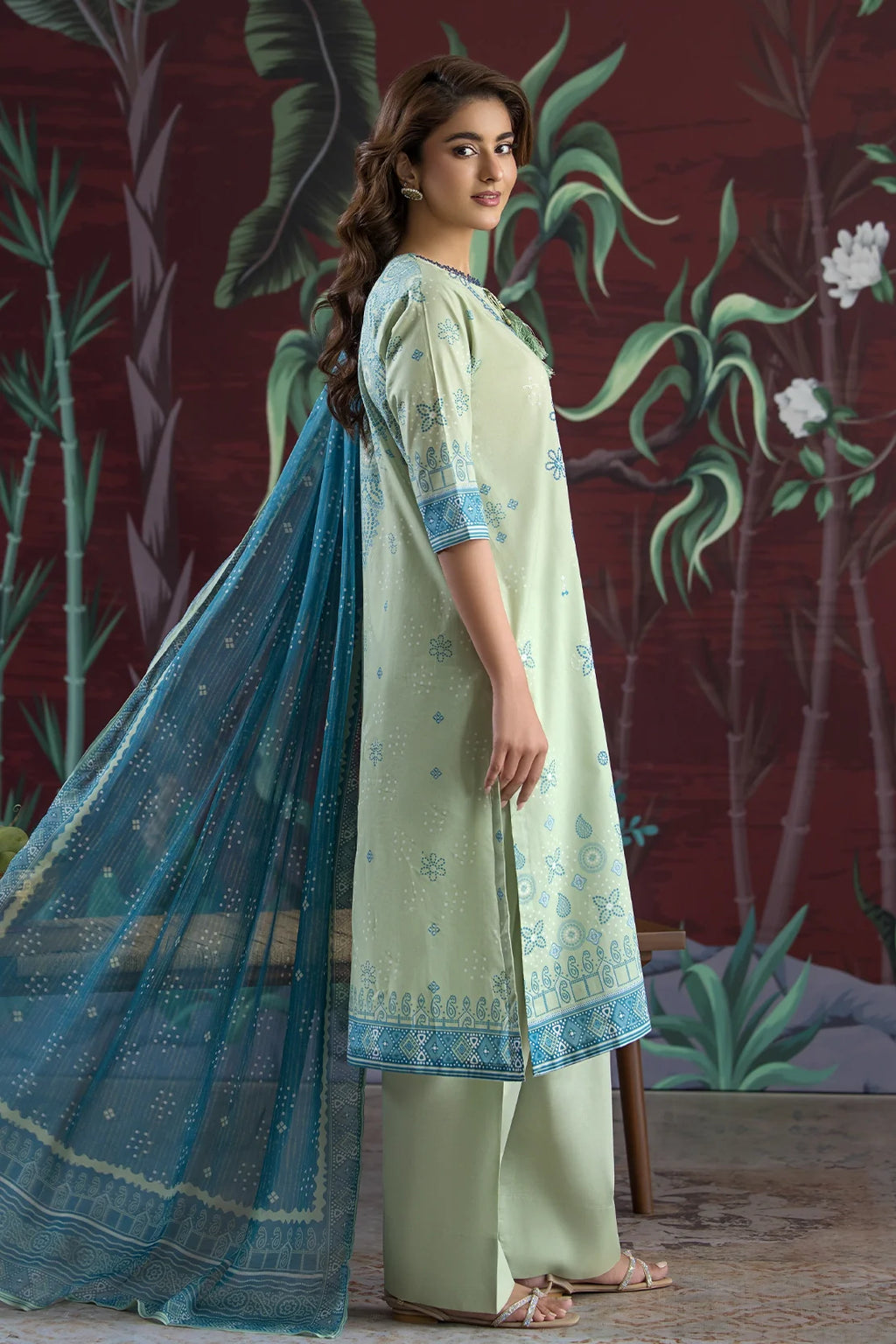 Rashid | Chunri Embroidered Lawn | 534