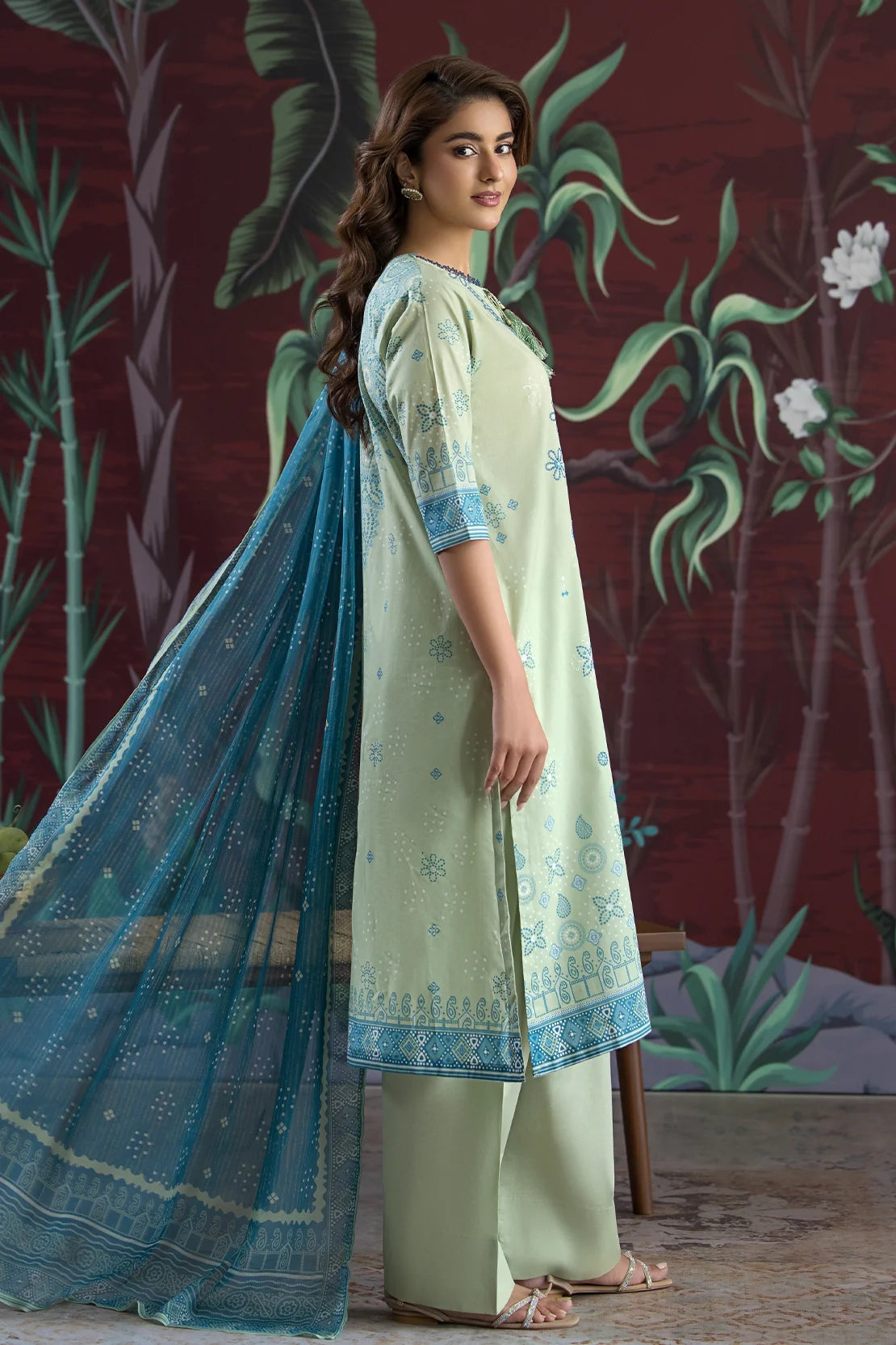 Rashid | Chunri Embroidered Lawn | 534