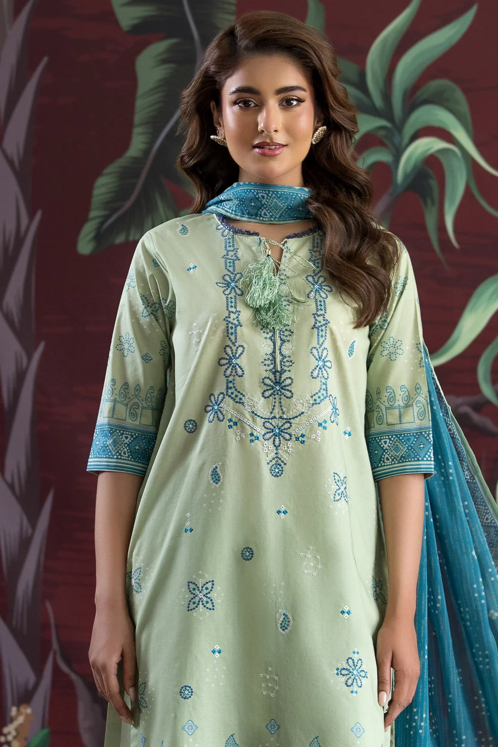 Rashid | Chunri Embroidered Lawn | 534