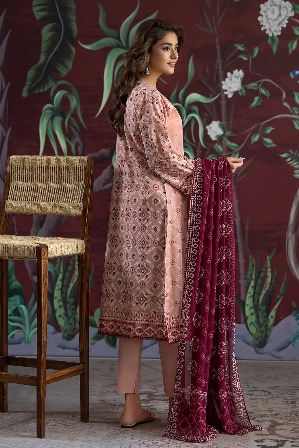 Rashid | Chunri Embroidered Lawn | 535