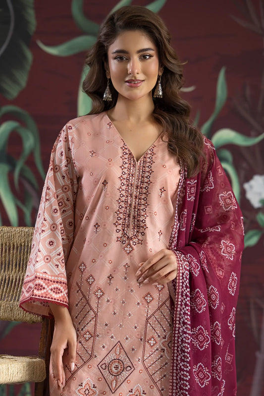 Rashid | Chunri Embroidered Lawn | 535