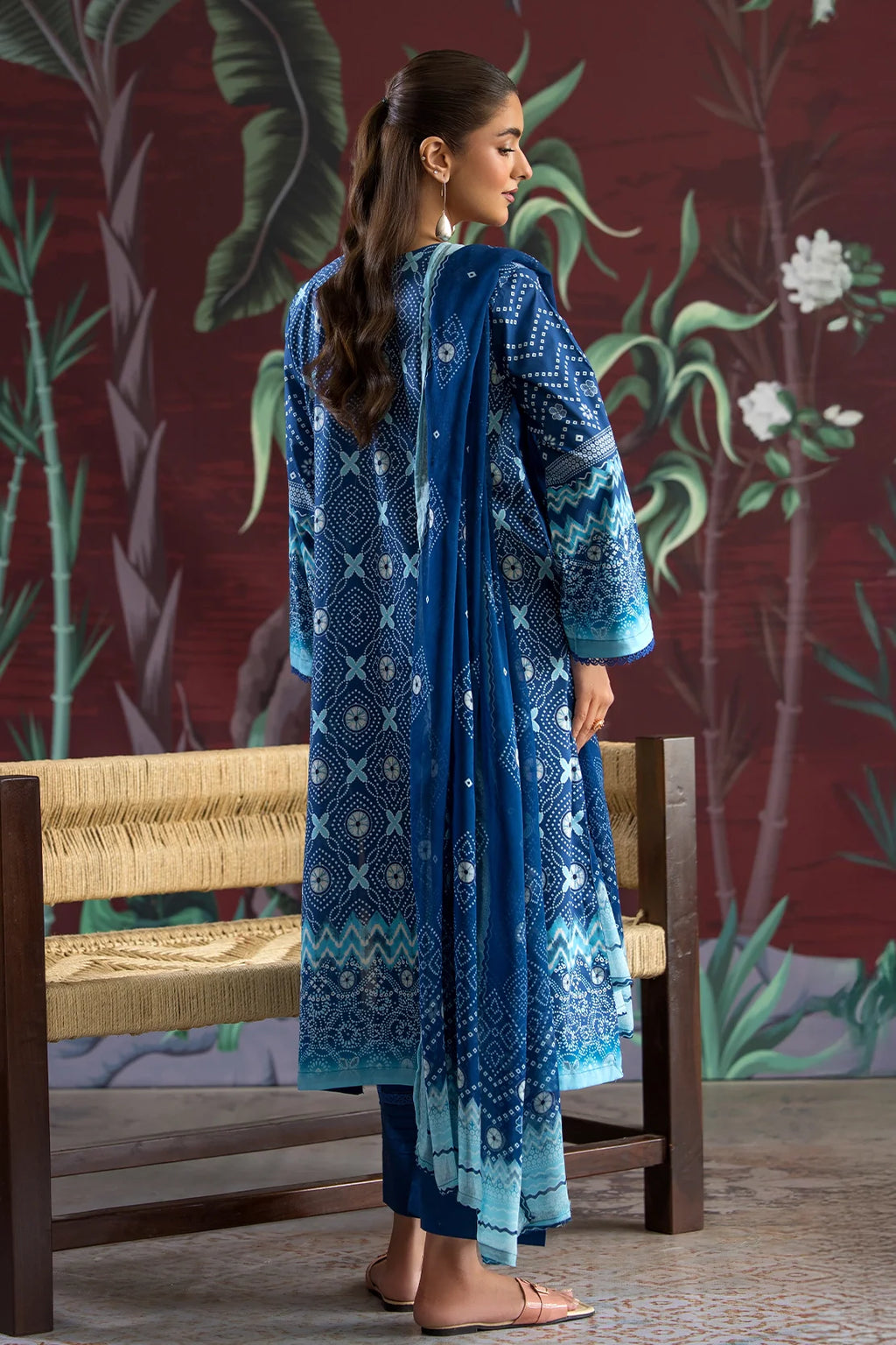 Rashid | Chunri Embroidered Lawn | 536