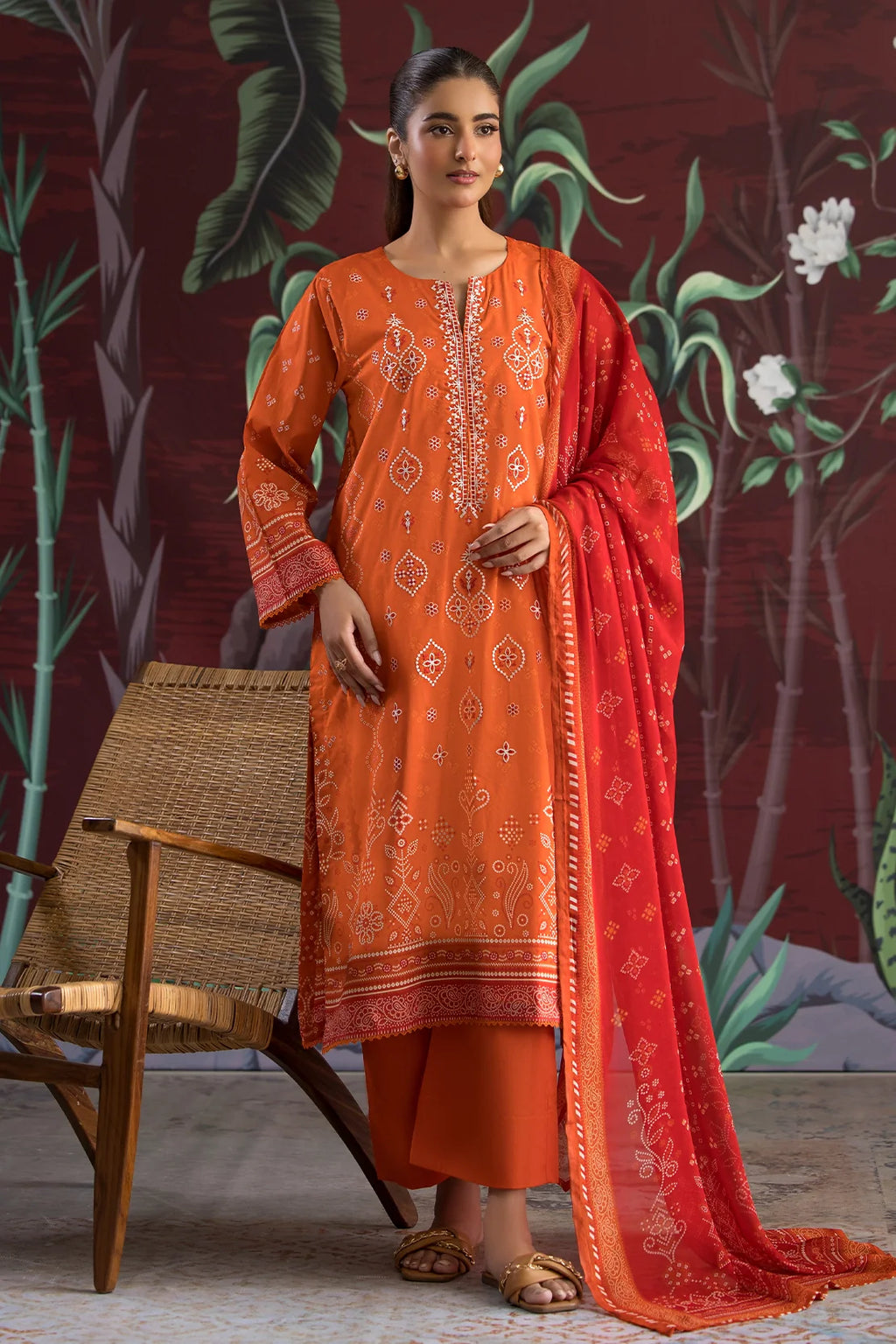 Rashid | Chunri Embroidered Lawn | 537
