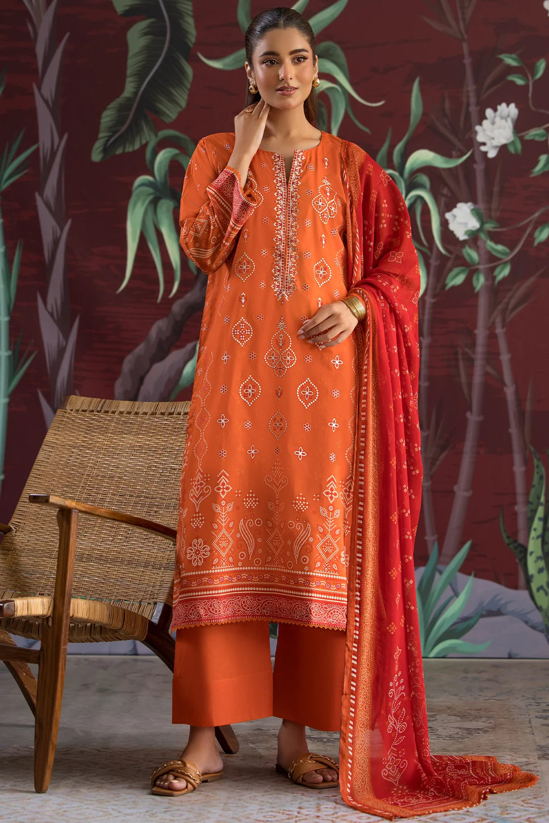 Rashid | Chunri Embroidered Lawn | 537
