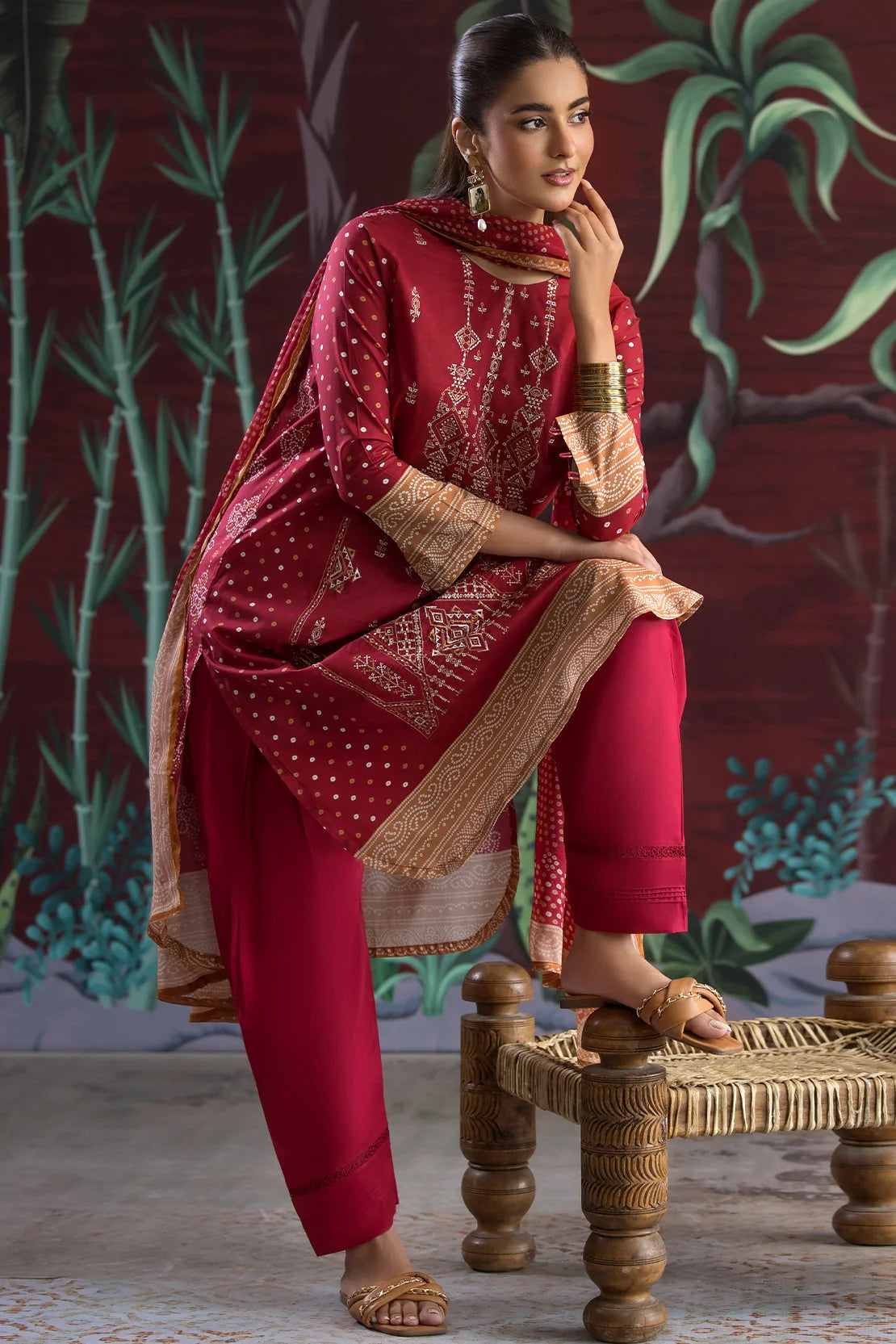 Rashid | Chunri Embroidered Lawn | 539
