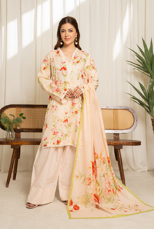 COCO BY ZSJ | SULE PRINTED LAWN 25 | D04