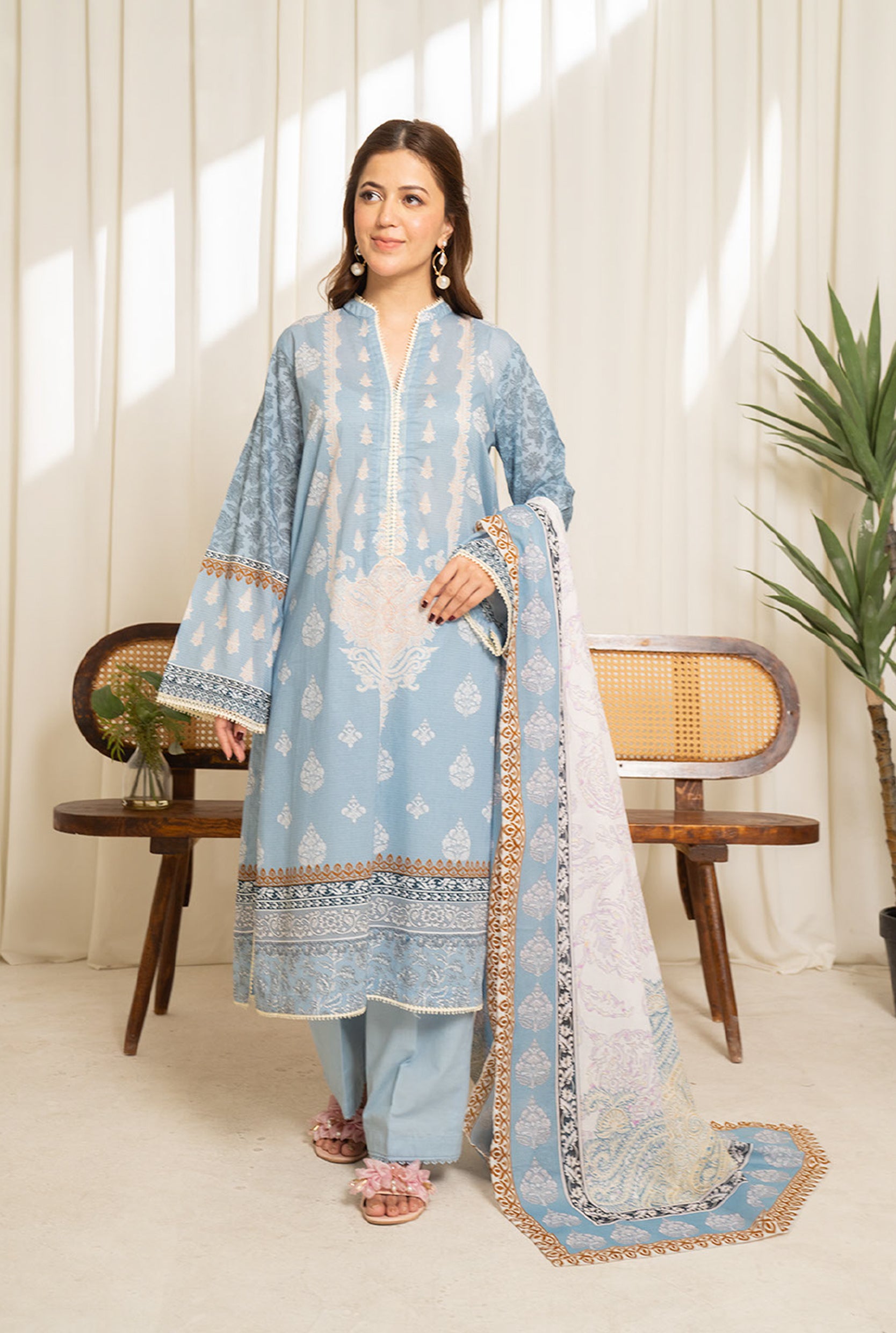 COCO BY ZSJ | SULE PRINTED LAWN 25 | D06