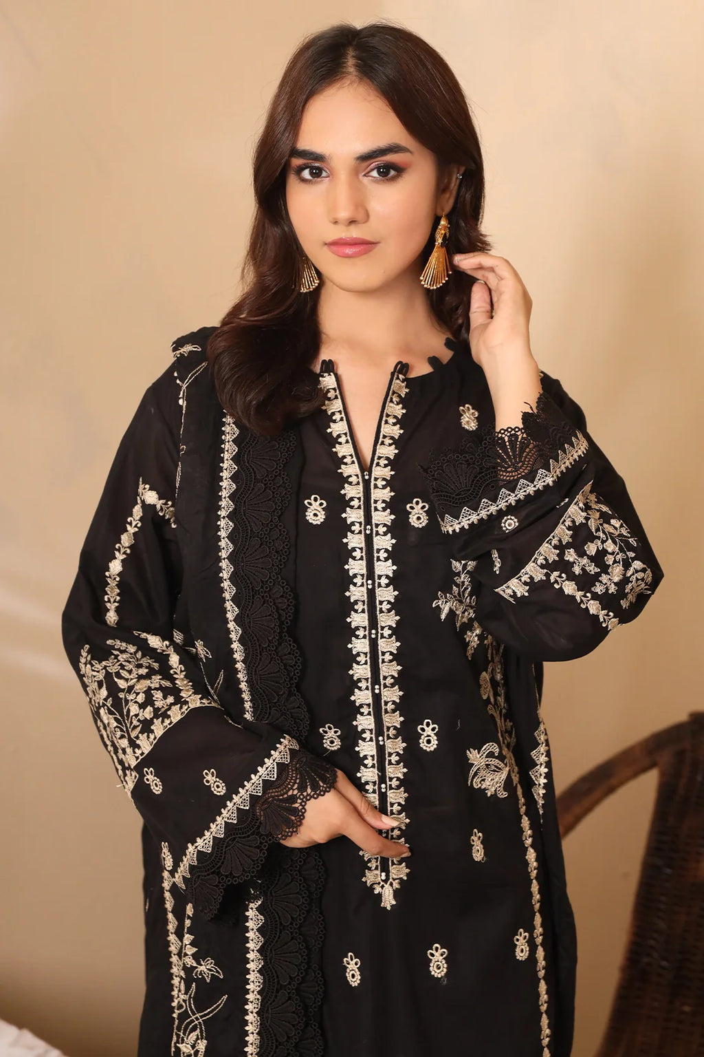 Rashid Textile | Crypto Embroidered Lawn | 7779