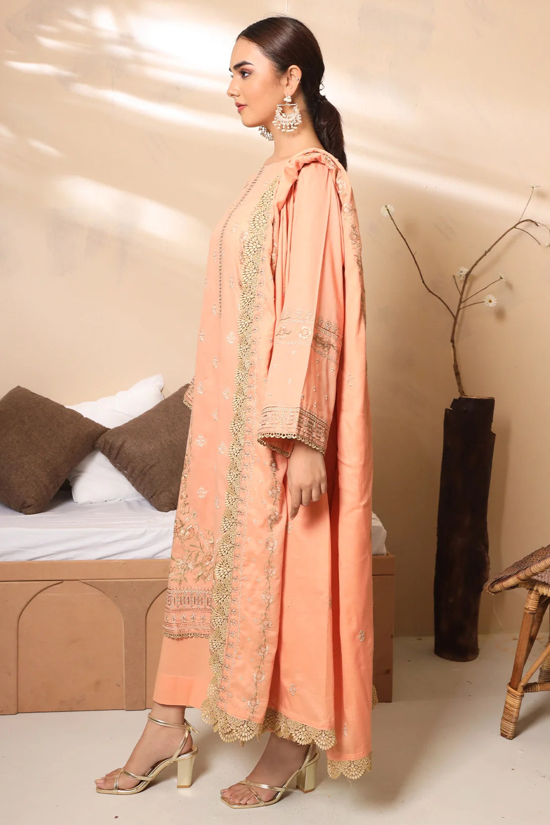 Rashid Textile | Crypto Embroidered Lawn | 7773