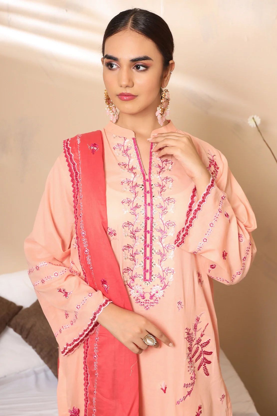 Rashid Textile | Crypto Embroidered Lawn | 7774