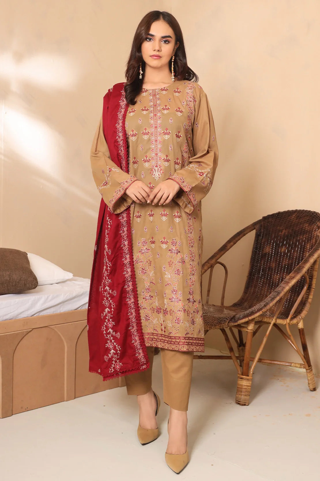 Rashid Textile | Crypto Embroidered Lawn | 7778