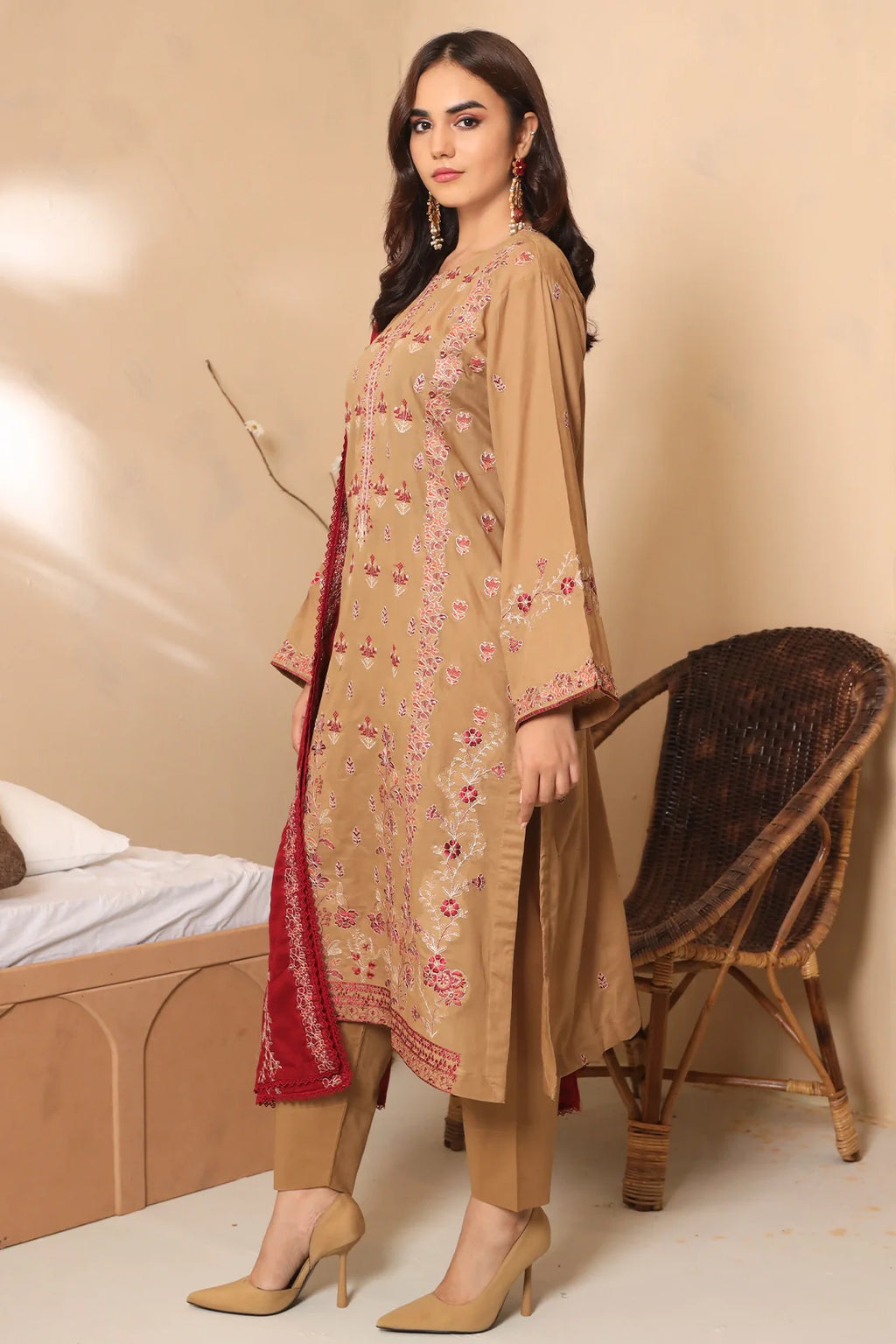 Rashid Textile | Crypto Embroidered Lawn | 7778