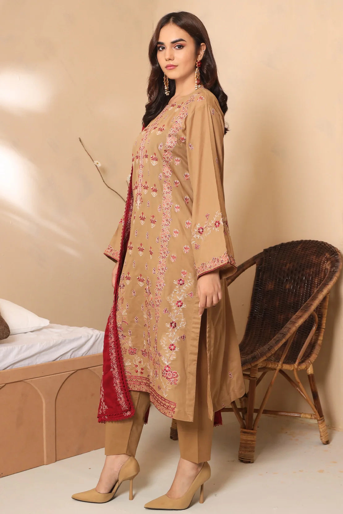 Rashid Textile | Crypto Embroidered Lawn | 7778