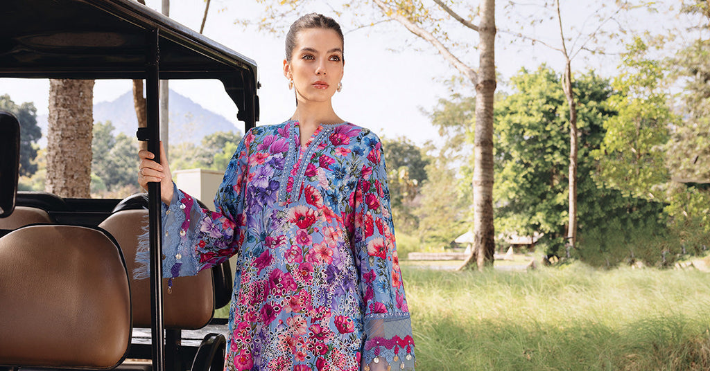 Maria.B | M.prints 3 Piece Embroidered Lawn | MPA-999-03