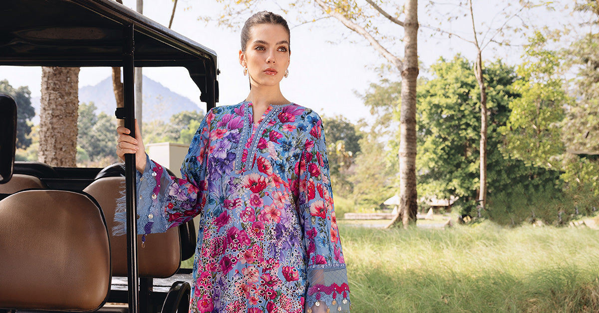 Maria.B | M.prints 3 Piece Embroidered Lawn | MPA-999-03