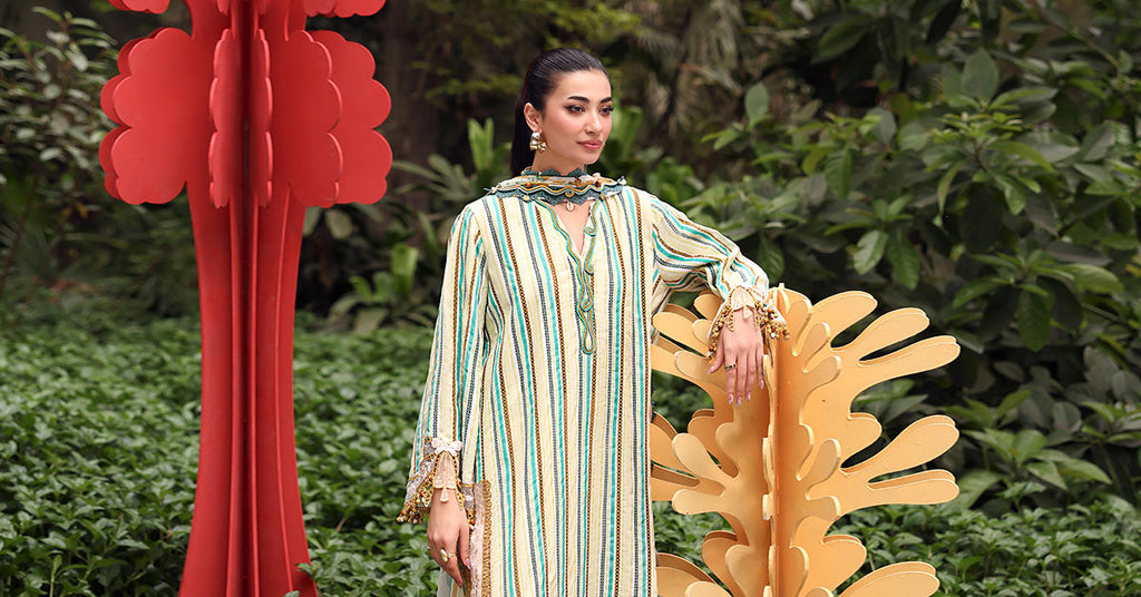 Maria.B | M.prints 3 Piece Embroidered Lawn | MPA-999-12