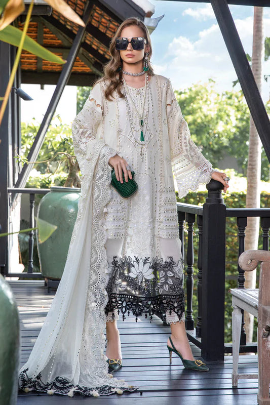 Maria B | Eid Lawn 23 | EL-23-02-Off White