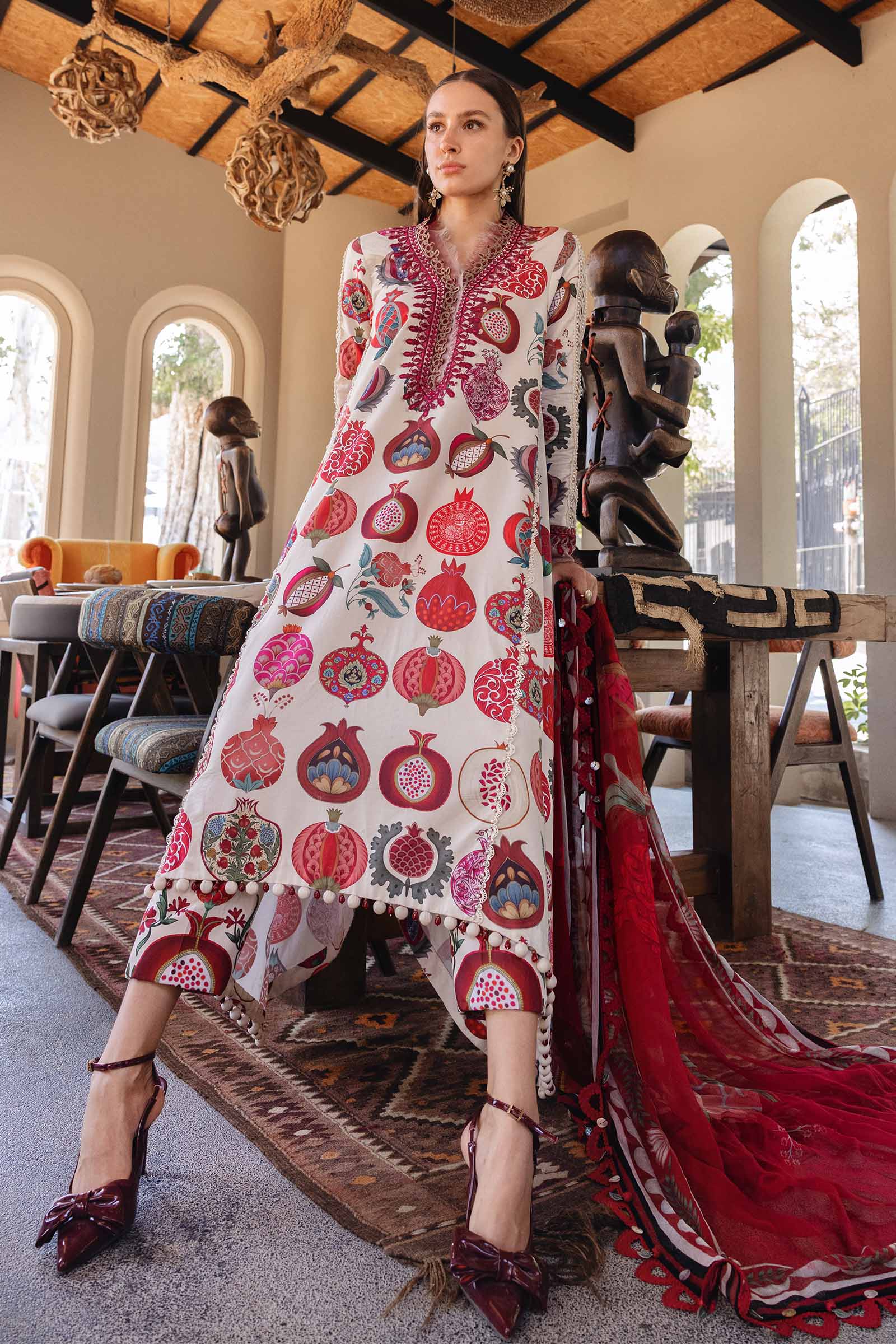 Maria.B | M.prints 3 Piece Embroidered Lawn | MPA-999-06