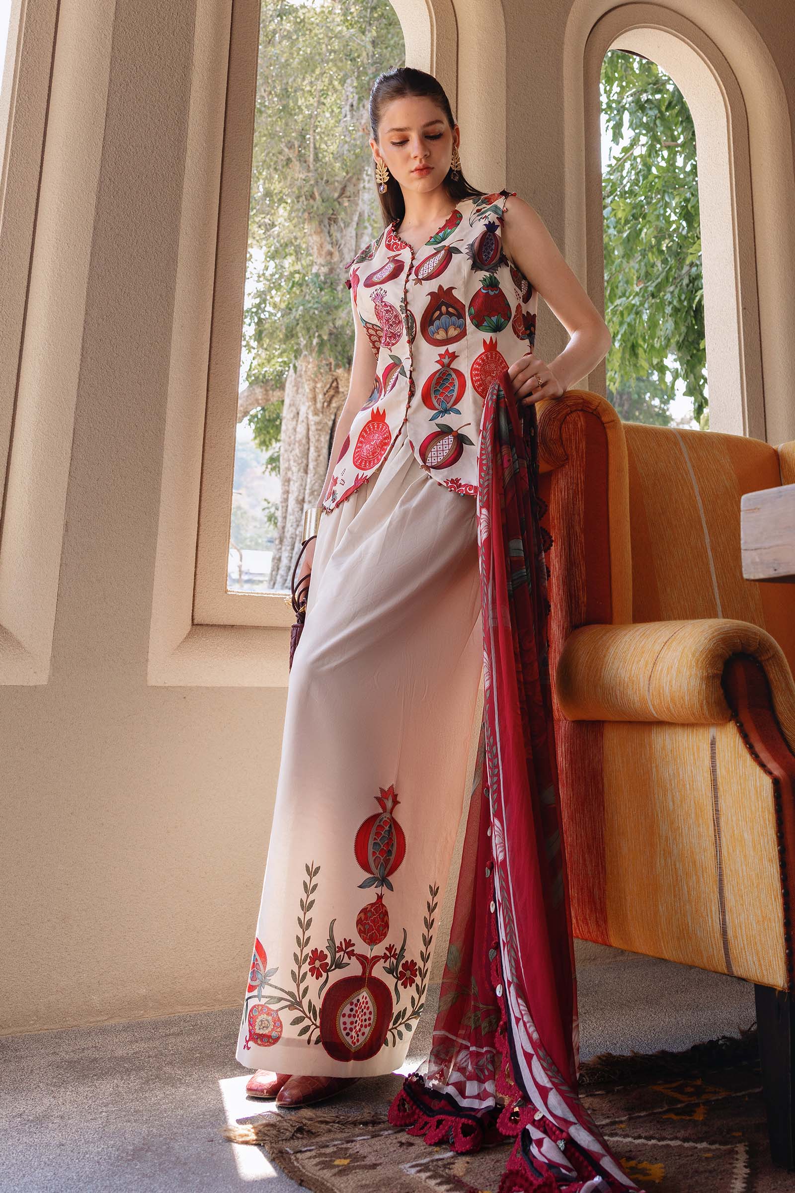 Maria.B | M.prints 3 Piece Embroidered Lawn | MPA-999-06