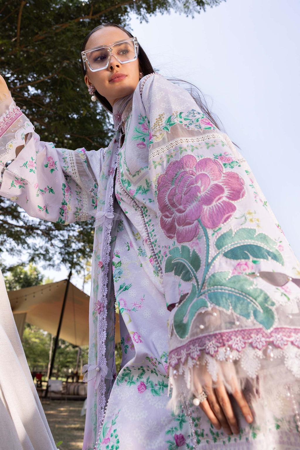 Maria.B | M.prints 3 Piece Embroidered Lawn | MPA-999-09