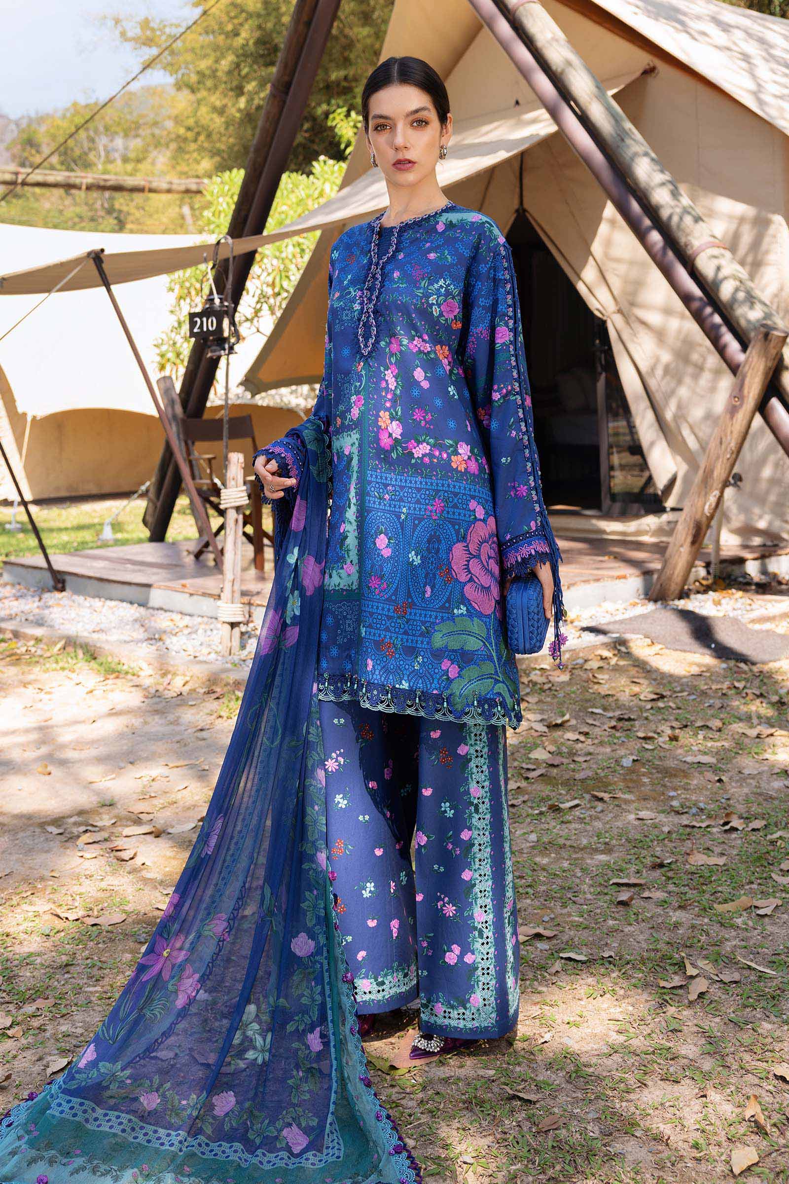 Maria.B | M.prints 3 Piece Embroidered Lawn | MPA-999-07