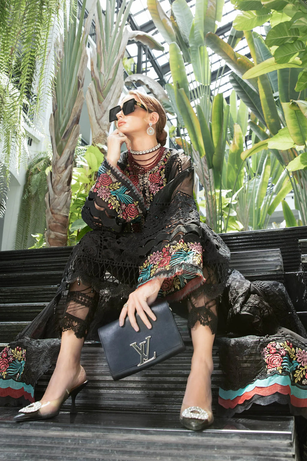 Maria B | Eid Lawn 23 | EL-23-04-Black
