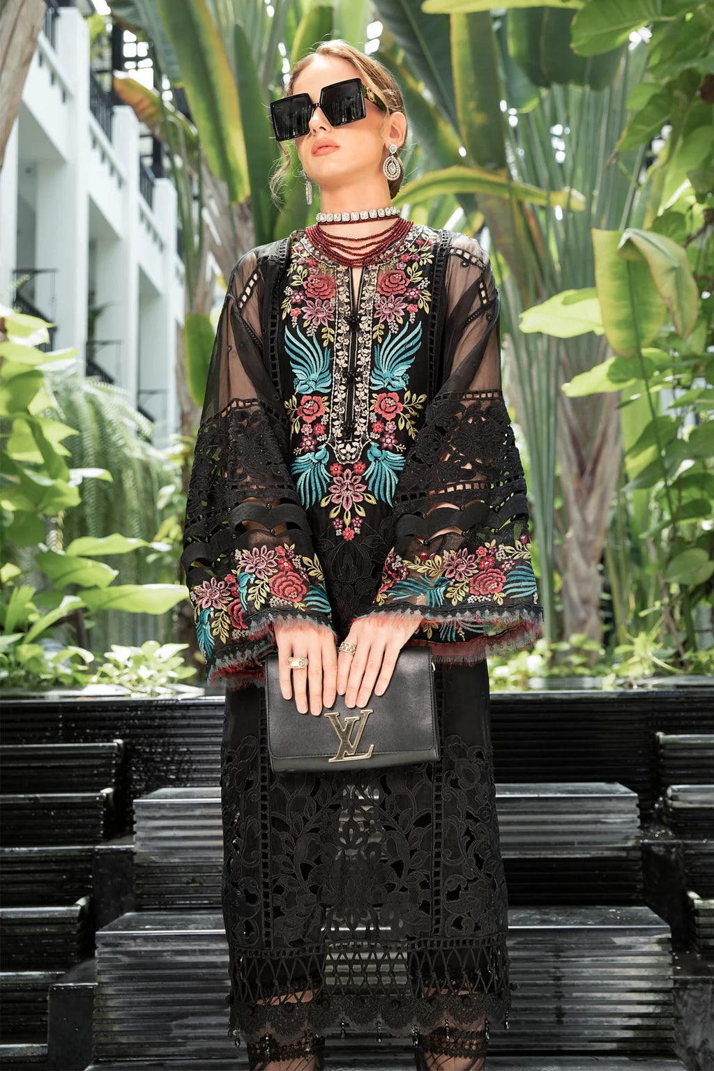 Maria B | Eid Lawn 23 | EL-23-04-Black