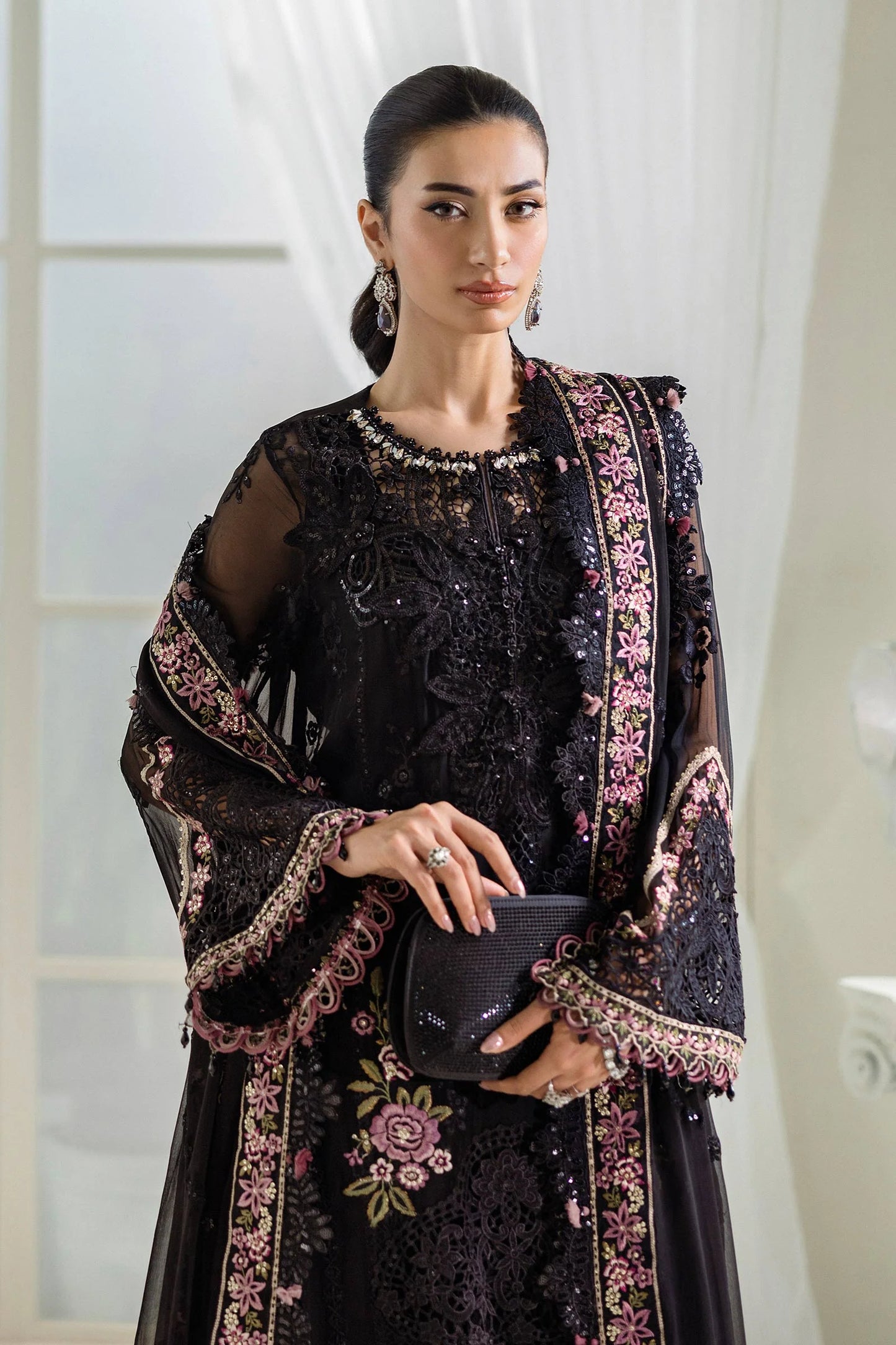 MARIA.B | Embroidered Chiffon | MPC-25-104