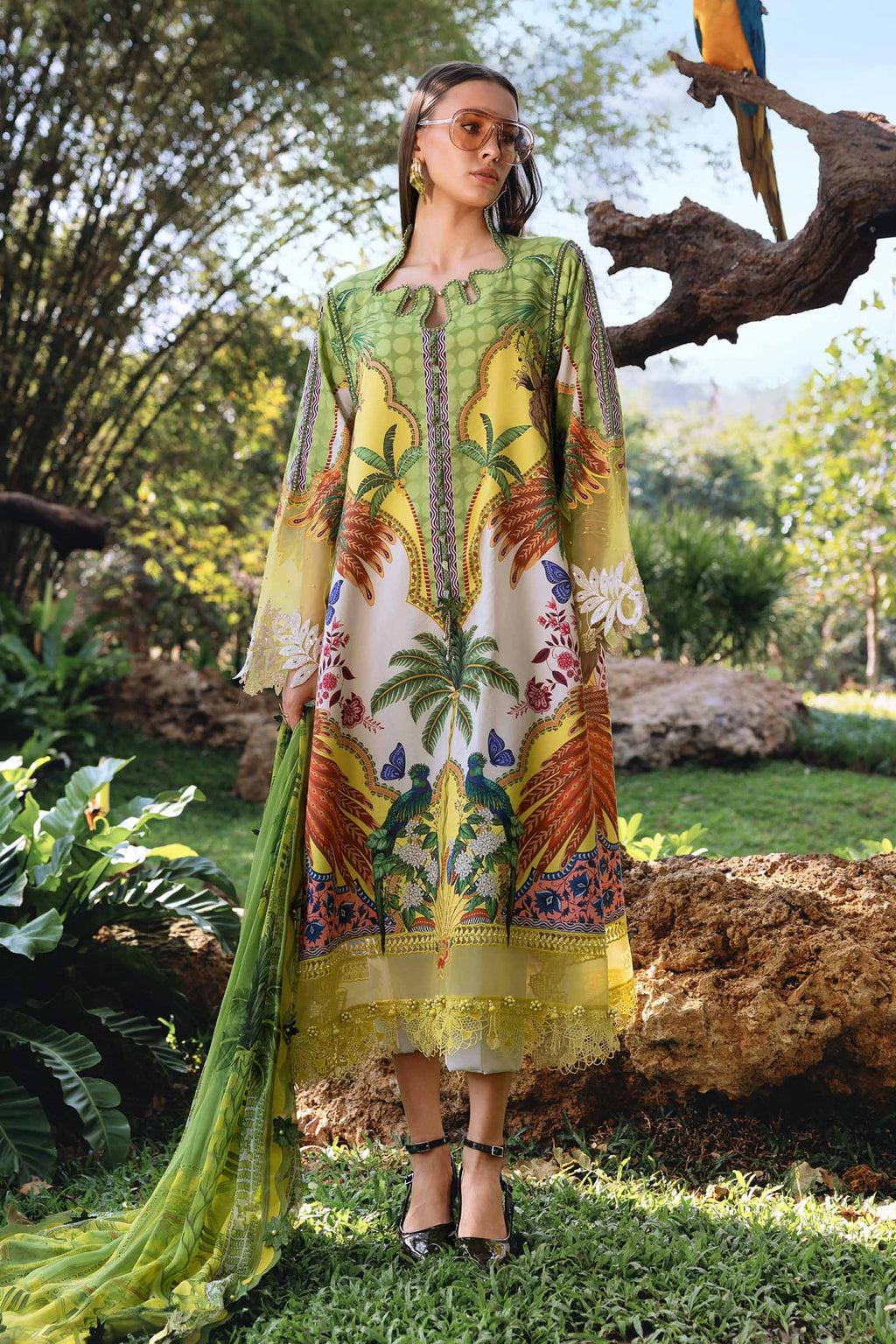 Maria.B | M.prints 3 Piece Embroidered Lawn | MPA-999-11