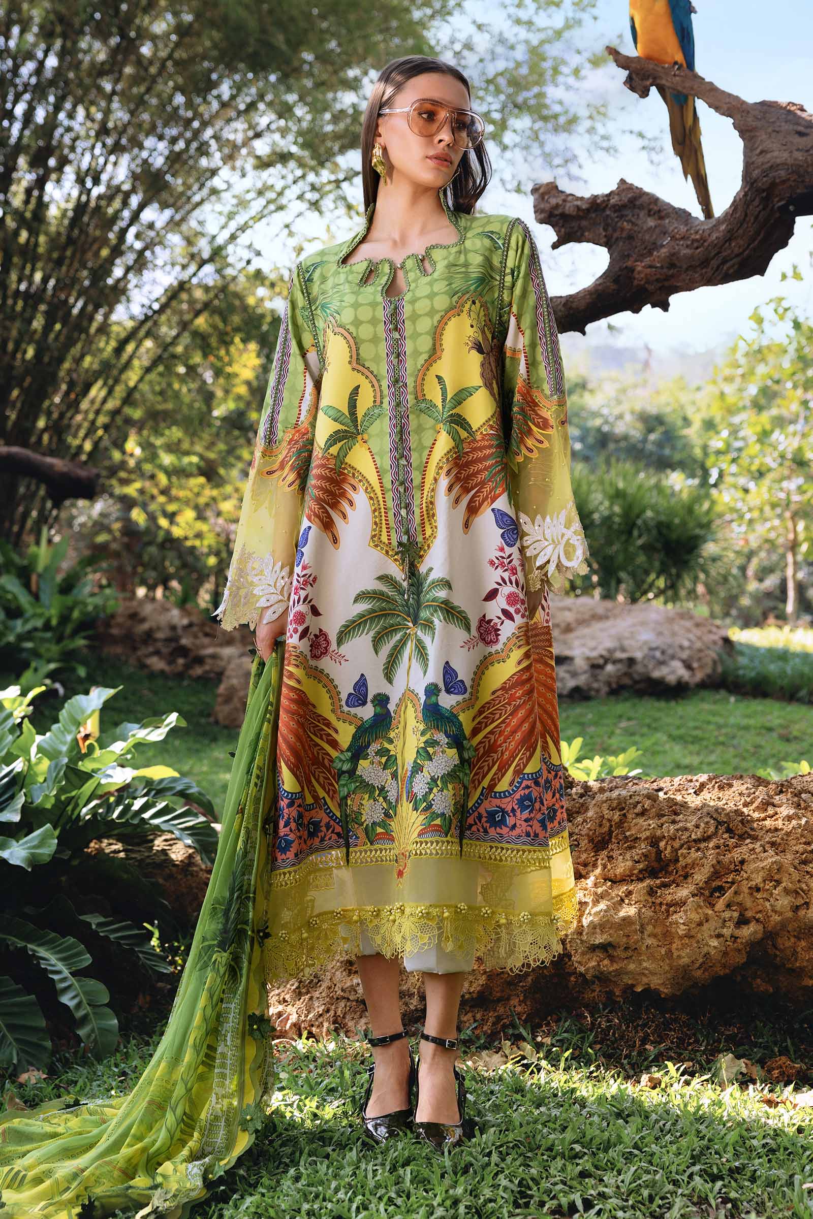 Maria.B | M.prints 3 Piece Embroidered Lawn | MPA-999-11