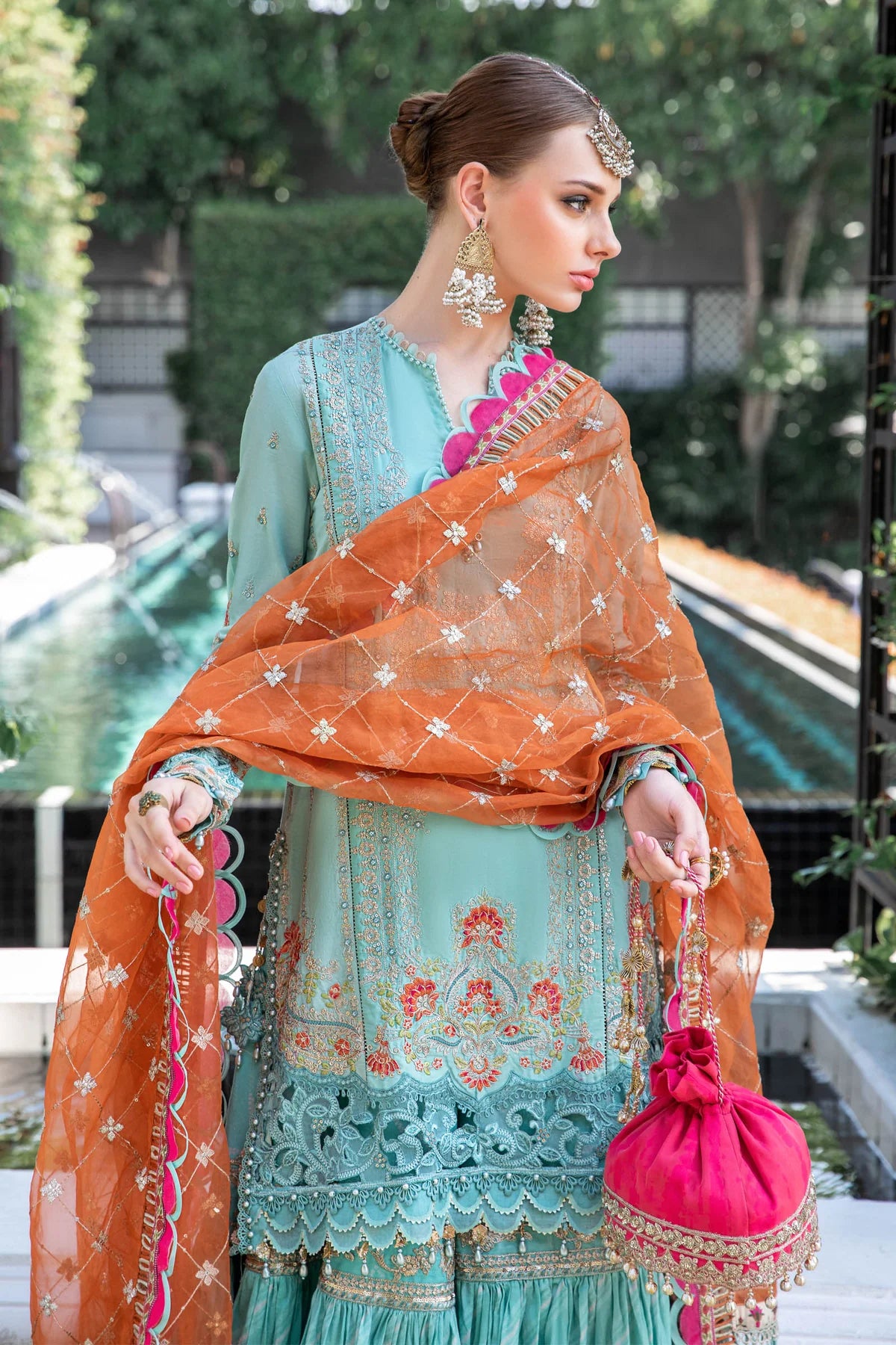 Maria B | Eid Lawn 23 | EL-23-05-Sea Green