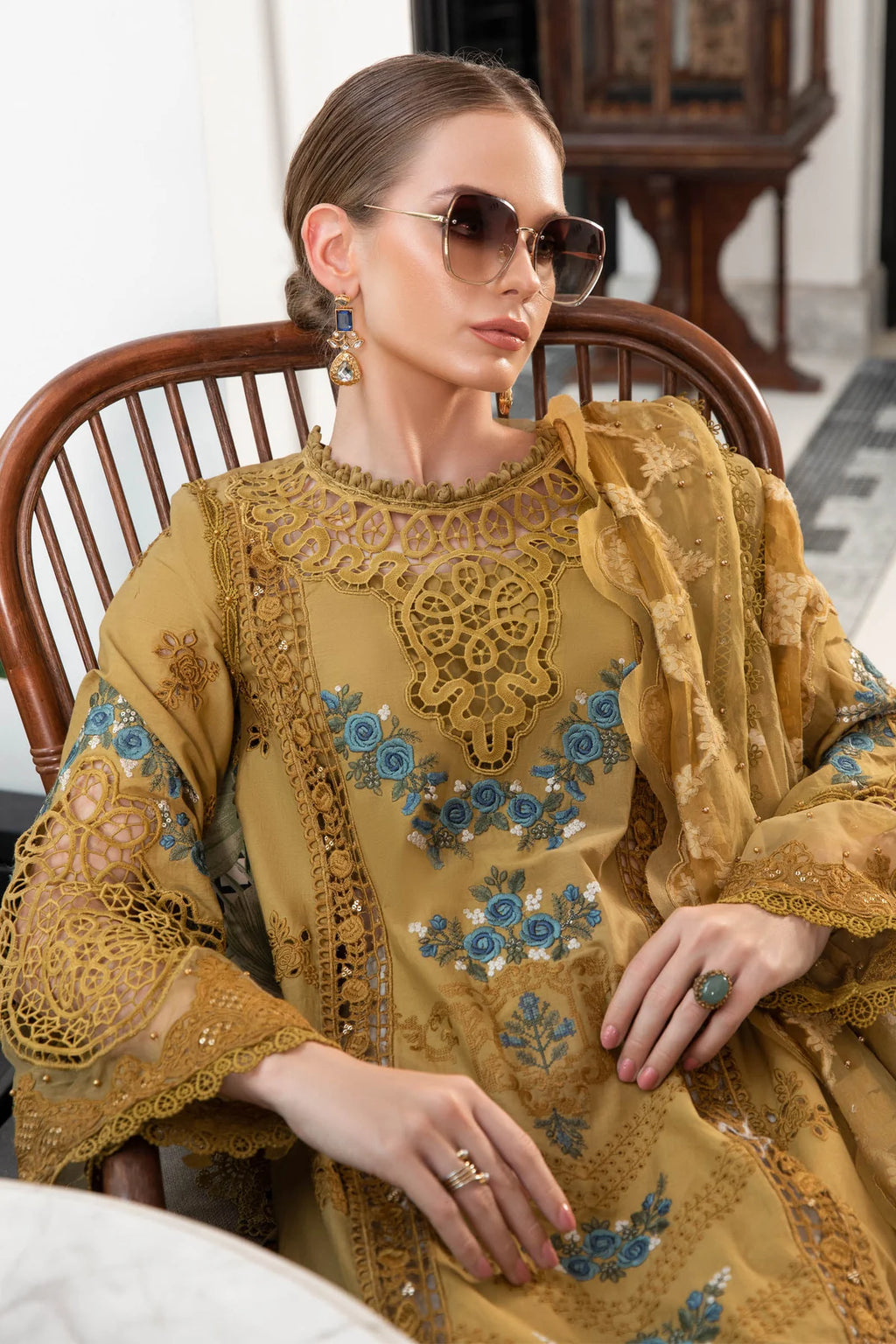 Maria B | Eid Lawn 23 | EL-23-06-Mustard