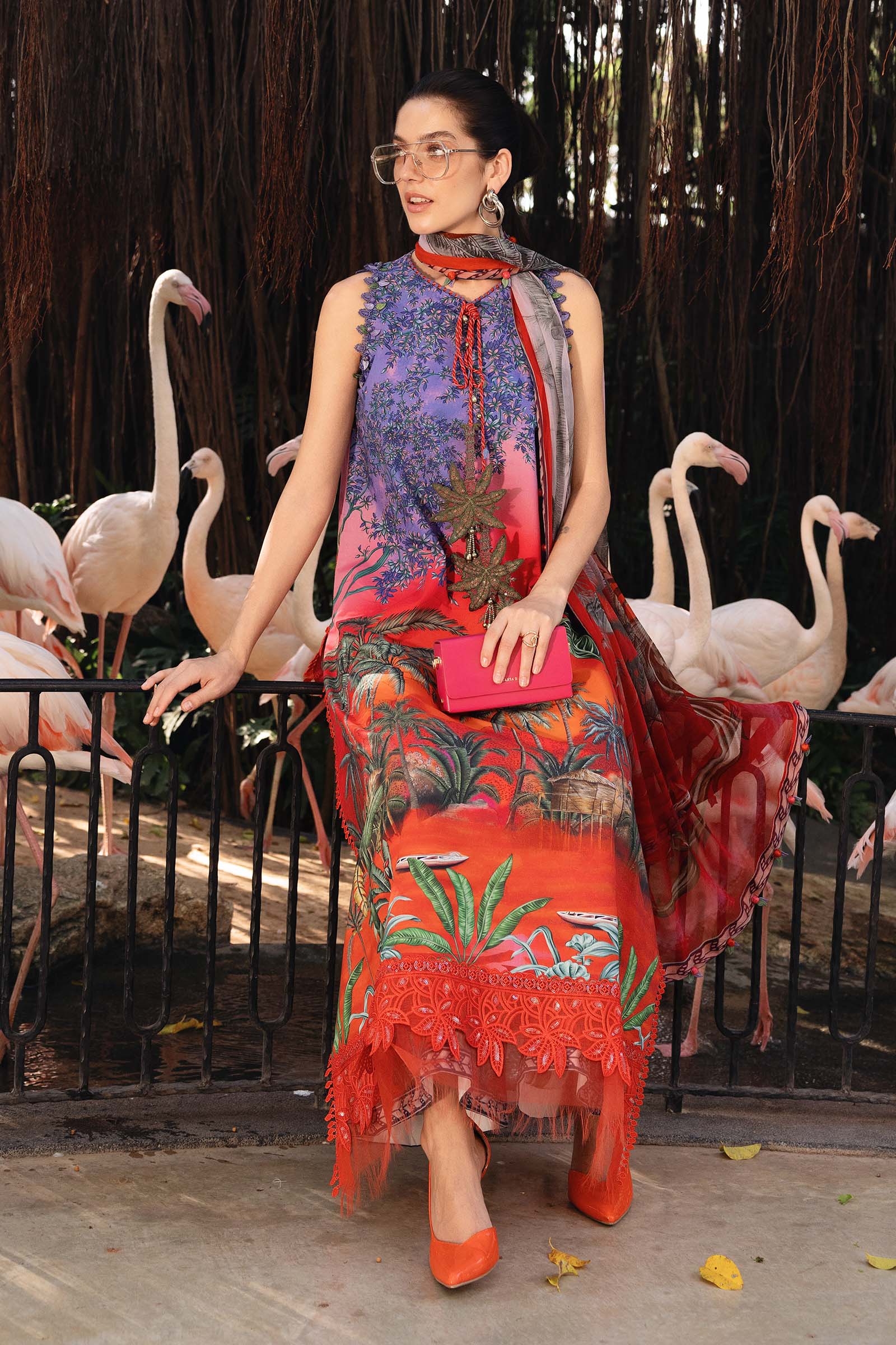 Maria.B | M.prints 3 Piece Embroidered Lawn | MPA-999-08