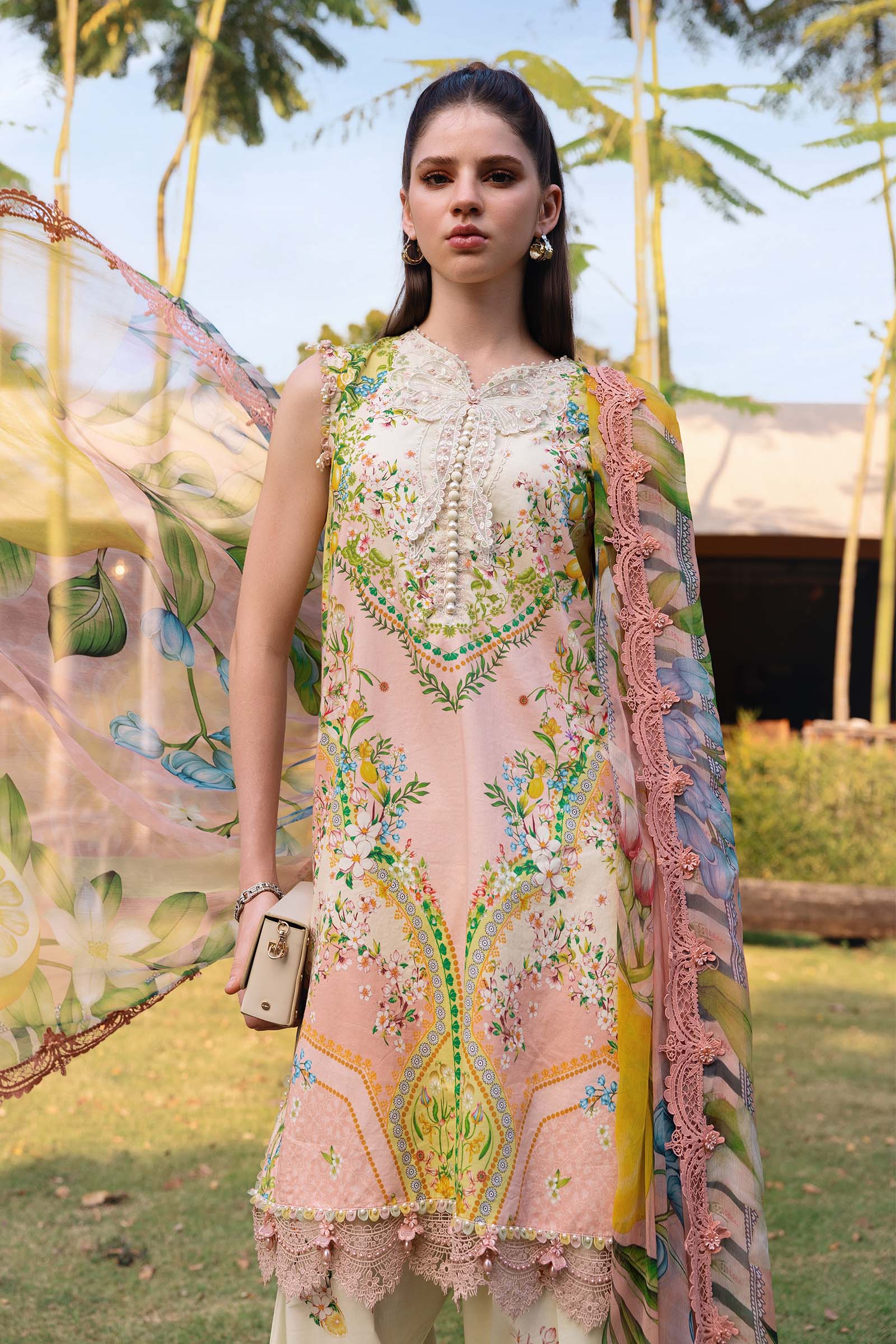Maria.B | M.prints 3 Piece Embroidered Lawn | MPA-999-04