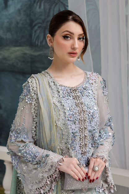 MARIA.B | Embroidered Chiffon | MPC-25-108
