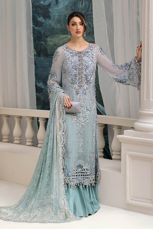 MARIA.B | Embroidered Chiffon | MPC-25-108